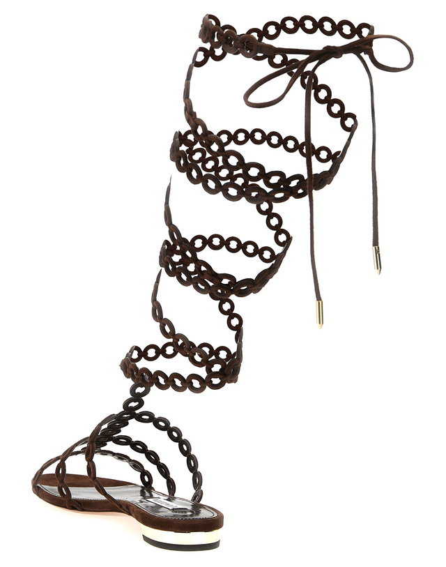 아쿠아주라 [해외직구][아쿠아주라]Infinity Chain Gladiator 샌들 ICHFLAS1SUEESP 5632596 착용컷