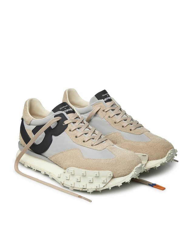 바라쿠다 [해외직구][파라쿠다] 스니커즈 BU3542-V2843HUMMUSGRIGIO 7585042 착용컷