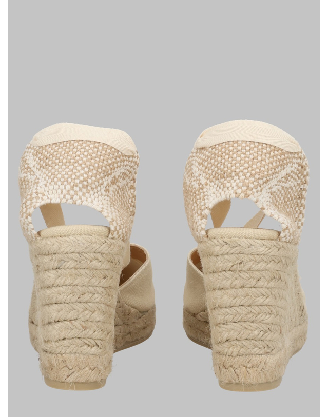 까스따네르 [해외직구][까스따네르]카리나 CARINA 9cm 에스파드류 020962-203_IVORY 7421542 착용컷