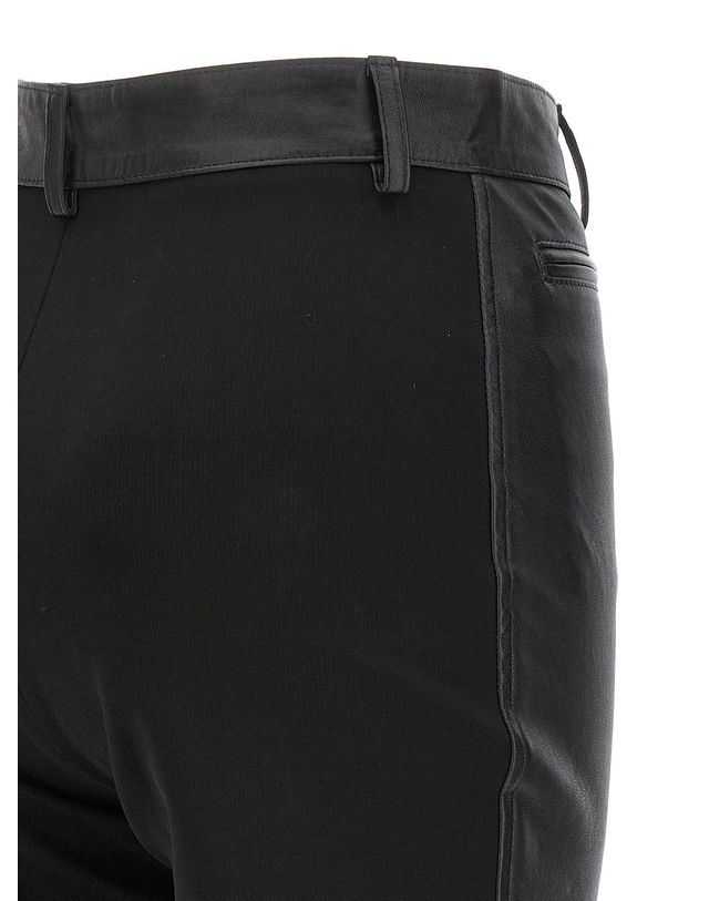 데이비드 코마 [해외직구][데이비드 코마]Napa Leather 레깅스 AW23DK44TRBLACK 2232335 착용컷