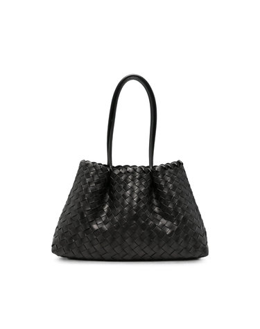 [해외직구][엘레메] 토트백 DIMPLE MEDIUM WOVEN BLACK 7490721