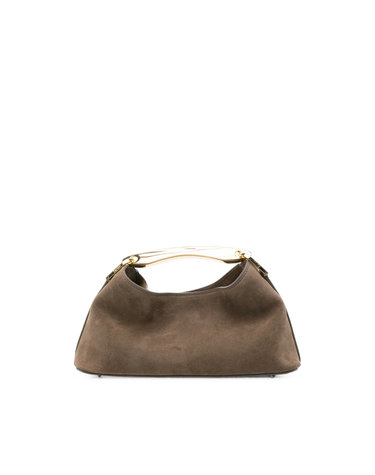 [해외직구][엘레메] 토트백 MINI BOOMERANG SUEDE TAUPE 7491981