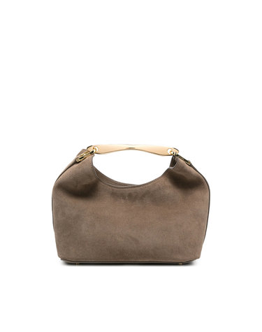 [해외직구][엘레메] 토트백 SMALL BOOMERAN SUEDE TAUPE 7492684
