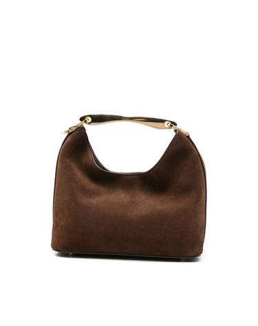 [해외직구][엘레메] 토트백 SMALL BOOMERAN SUEDE BROWN 7492753
