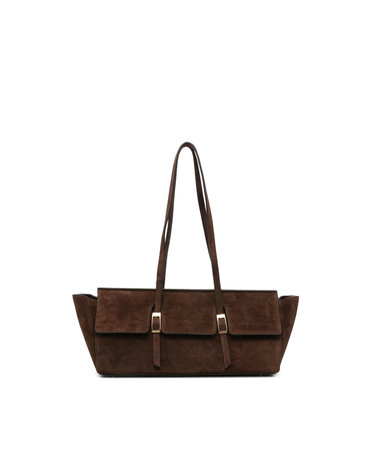 [해외직구][엘레메] 숄더백 LE BATEAU LARG SUEDE BROWN 7492763