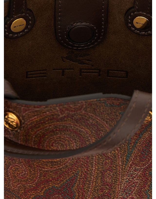 에트로 [해외직구][에트로]Etro Essential 토트백 WP1D0043AA001M0019 7569882 착용컷