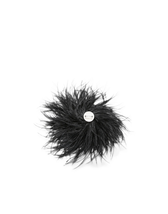 지안루카카파놀로 [해외직구][지안루카카파놀로] 브로치 26IC700 500F BLACK 7475786 착용컷