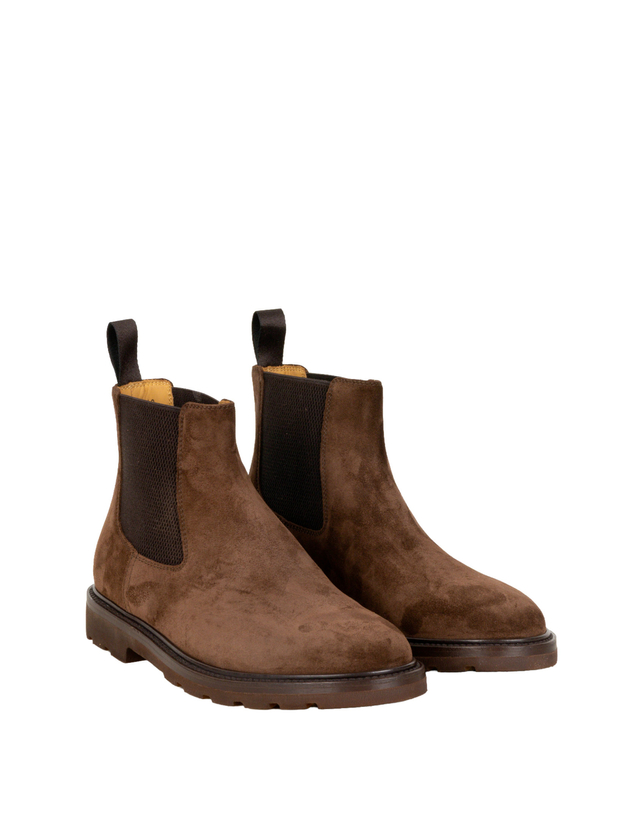 핸더스바라코 [해외직구][헨더슨 바라코] 앵클 부츠 JAMES.S.2SUEDE ESPRESSOCASTAGNA 7571564 착용컷