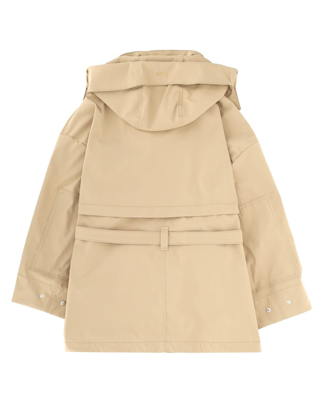 에르노 [해외직구][에르노]2LAYER METALLIC 여성 코트 GC00092DL_128372154 6870060 착용컷