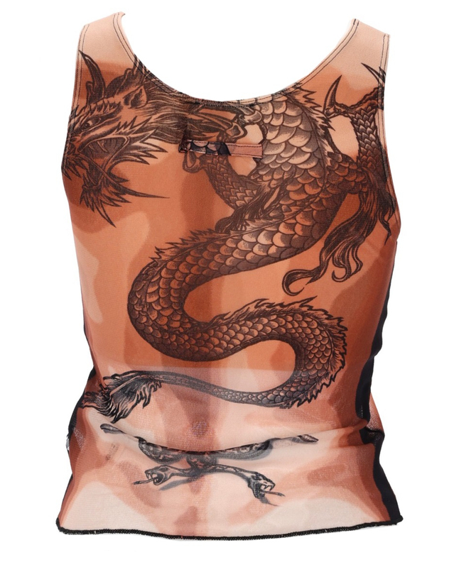 장폴고티에 [해외직구][장 폴 고티에]SAFE SEX TATOO 탱크탑 TO457_M026P636000 7134939 착용컷