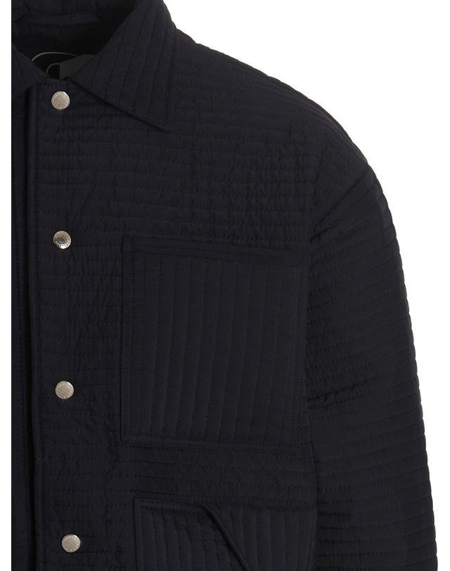 크리스조이 [해외직구][크리스조이]Chore Quilted Stripes 남성 패딩 자켓 ESM053NYQSNV298 2050644 착용컷