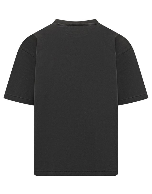 키드슈퍼 [해외직구][키드슈퍼] 반팔 티셔츠 SS26TEE12 BLACK 7550152 착용컷
