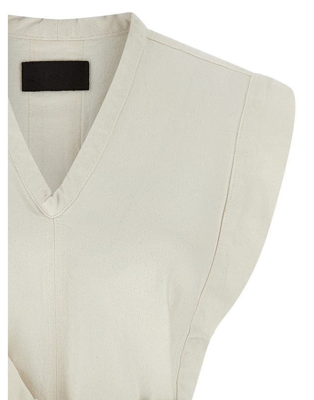 르메르 [해외직구][르메르]샤쥐블 Chasuble 민소매 셔츠 OT0011LD1069WH086 7250064 착용컷