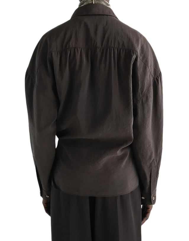 르메르 [해외직구][르메르] 긴팔 셔츠 SH1141LF1308BR532 LICORICE 7414443 착용컷