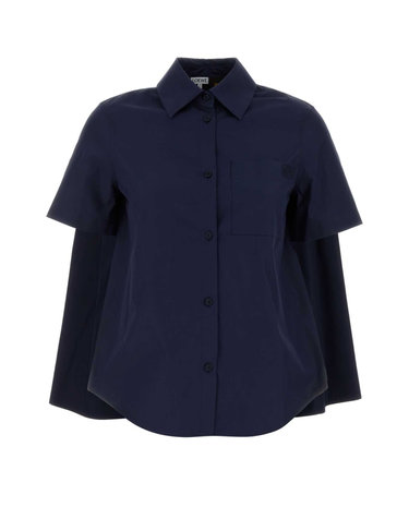 [해외직구][로에베 X 폴라 이비자] 긴팔 셔츠 S616Y05X68 NAVYBLUE 7544050