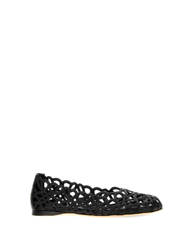 로에베 [해외직구][로에베] 플랫슈즈 LLST466X17 BLACK 7580020 착용컷