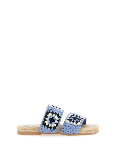 [해외직구][마네비]JUTE 플랫슈즈 P4.3Y0_COTTONCROCHETINDIGOANDNAVYBLUETWOBANDS 7541842