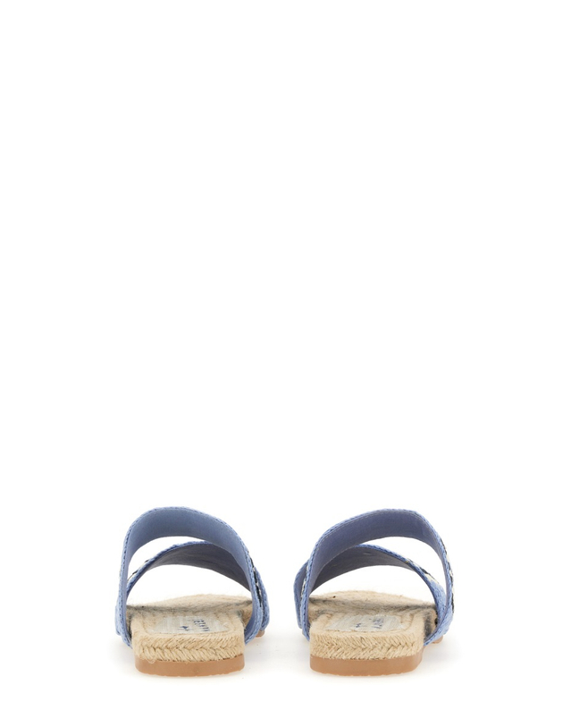마네비 [해외직구][마네비]JUTE 플랫슈즈 P4.3Y0_COTTONCROCHETINDIGOANDNAVYBLUETWOBANDS 7541842 착용컷
