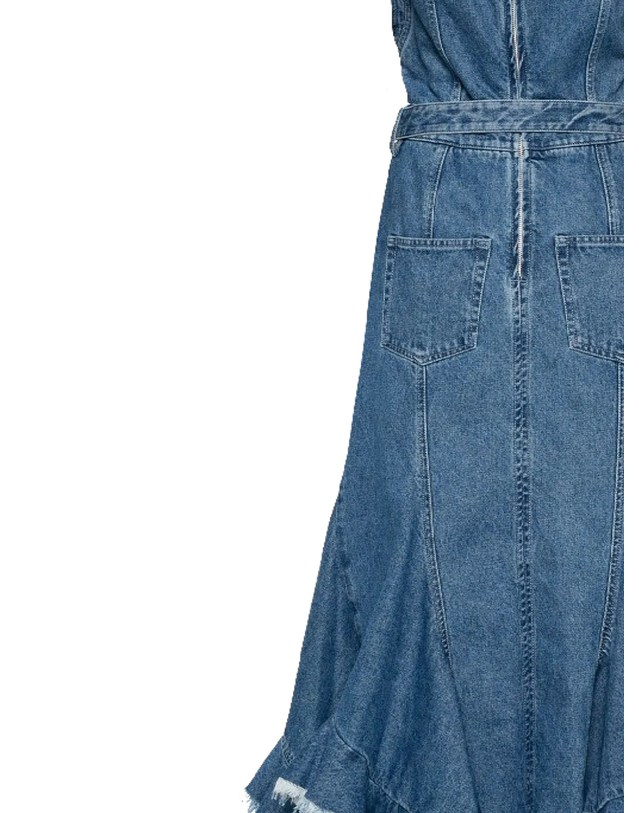 마커스 알메이다 [해외직구][마르케스알메이다] 민소매원피스 RST25DR0372DNMBLBLUE 5521288 착용컷
