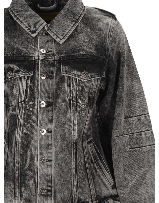 마커스 알메이다 [해외직구][마르케스알메이다] 데님 자켓 AW25JK0245DNMBKABLACK ACID WASH 7430486 착용컷