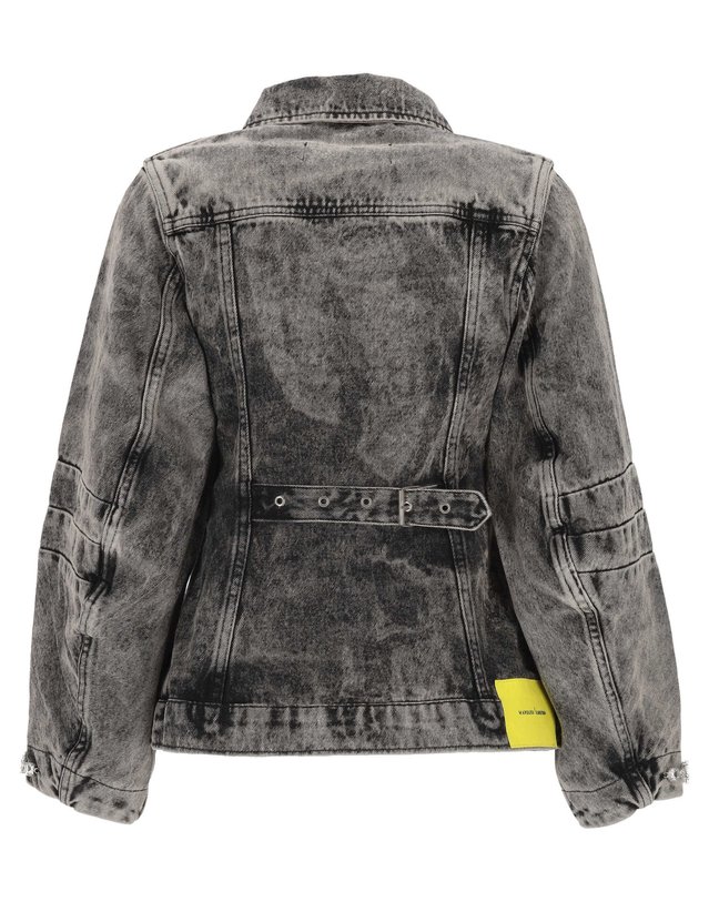 마커스 알메이다 [해외직구][마르케스알메이다] 데님 자켓 AW25JK0245DNMBKABLACK ACID WASH 7430486 착용컷
