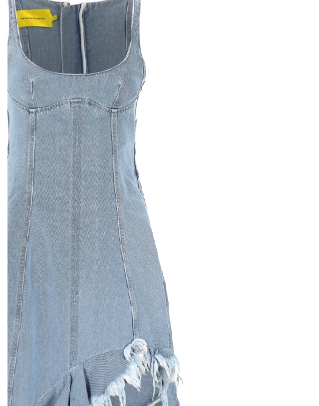 마커스 알메이다 [해외직구][마르케스알메이다] 민소매원피스 PF25DR0481DNMLBLLIGHT BLUE 7430456 착용컷