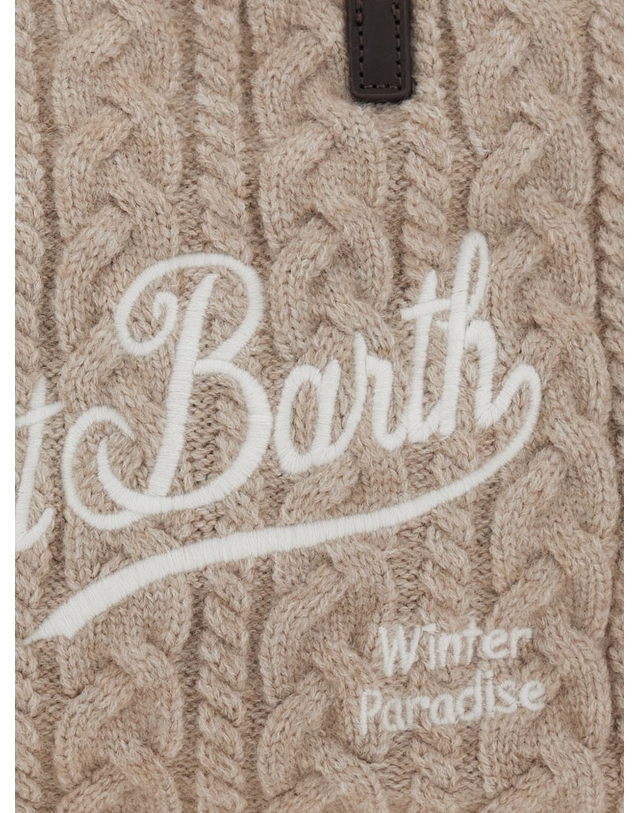엠씨투 세인트바스 [해외직구][세인트 바쓰] 숄더백 COL0047 COLETTE WOOL BRAID N 00462M 7580813 착용컷