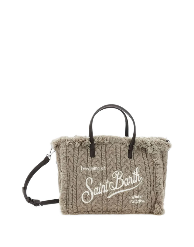 엠씨투 세인트바스 [해외직구][세인트 바쓰] 숄더백 COL0047 COLETTE WOOL BRAID N 04117M 7588035 착용컷