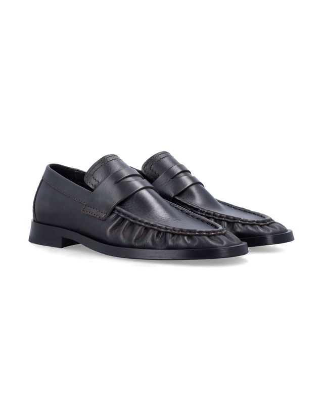 미스타 [해외직구][미스타] 플랫슈즈 E83905BROWN BLAC 7499669 착용컷