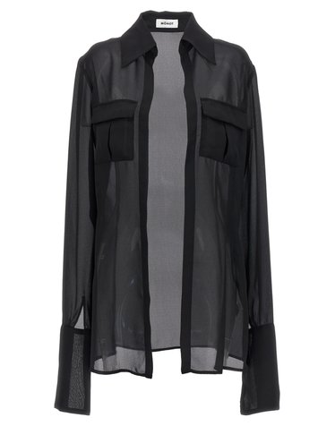 [해외직구][모놋]Georgette 블라우스 SS23208BLACK 2051036