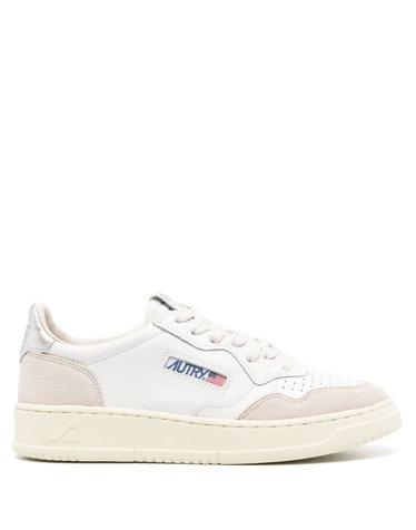[해외직구][오트리]MEDALIST LOW 스니커즈 AULWLS74WHT/SILVER 7568218