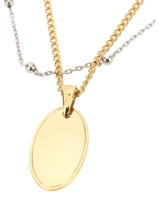 파코라반 [해외직구][파코라반]Collier 5 Rangs 목걸이 26HBB0553MET983M042 7542595 착용컷