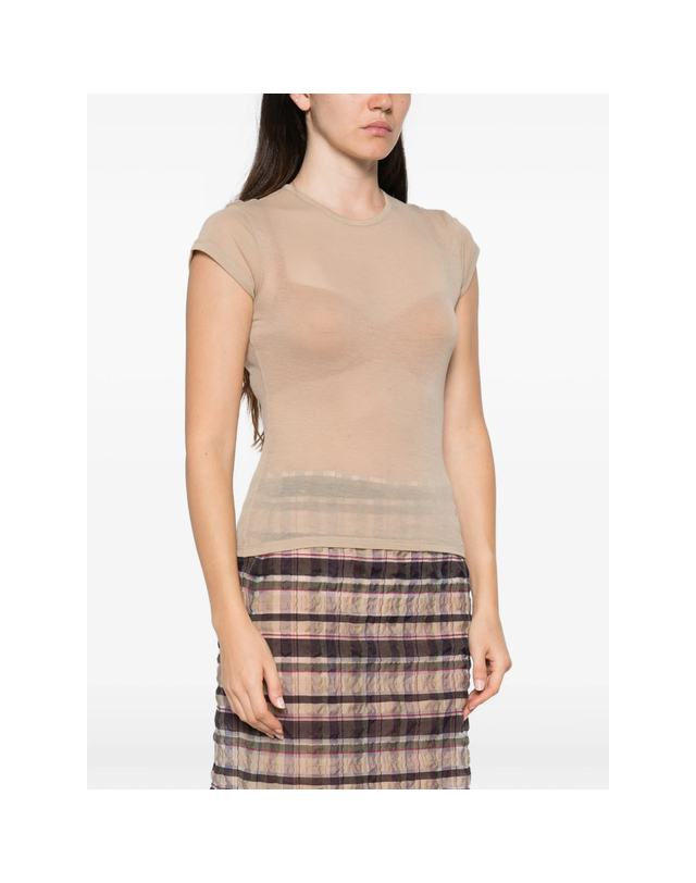팔로마울 [해외직구][팔로마울] 반팔 티셔츠 XDME01 OMA BROWN 7591518 착용컷