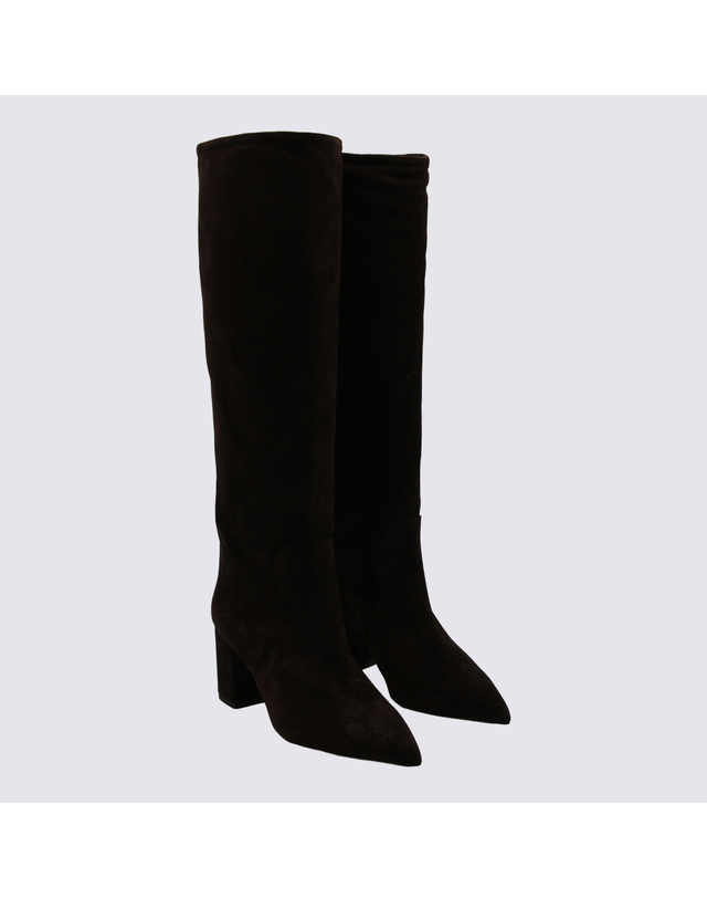 파리텍사스 [해외직구][파리텍사스] 앵클 부츠 PX1088XV003CHOCOLATE 7602623 착용컷