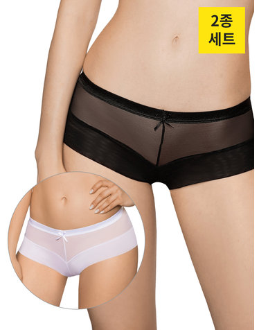 [로사]리스벳 삼각팬티 2종 세트