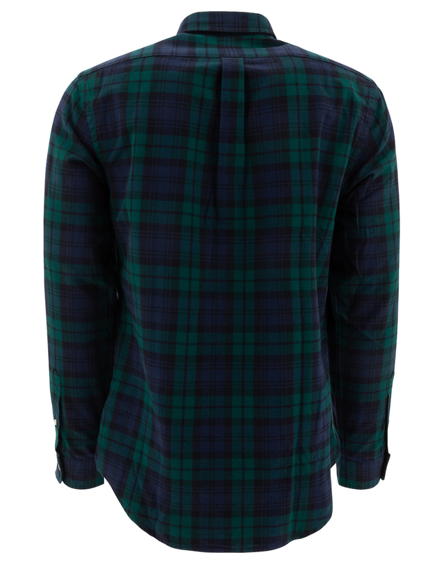 폴로 랄프로렌 [해외직구][폴로랄프로렌] 긴팔 셔츠 7109538910015753 NAVY/GREEN MULTI 5880321 착용컷