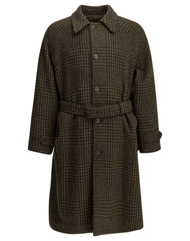 [해외직구][폴로랄프로렌]Balmacaan 남성 트렌치 코트 715B26183001LODEN MULTI BURGUNDY 7555991