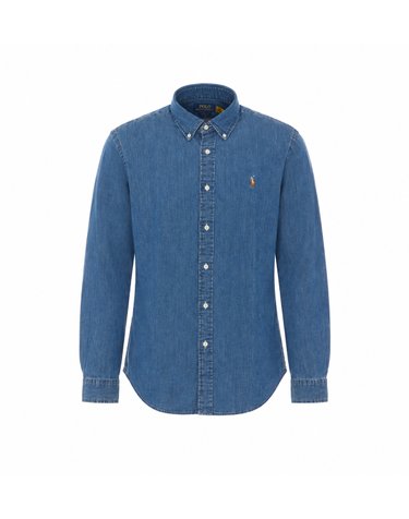 [해외직구][폴로랄프로렌] 긴팔 셔츠 710792043001DENIM 7584585