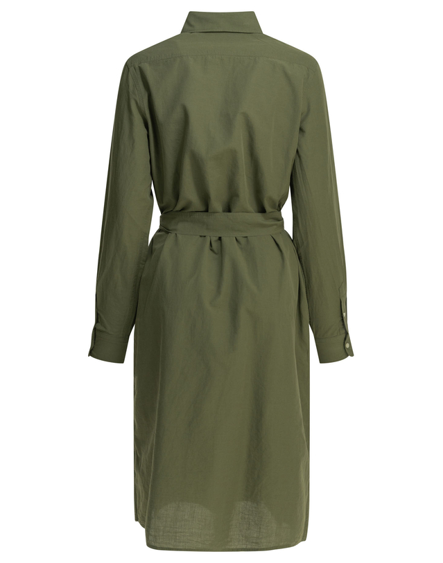 폴로 랄프로렌 [해외직구][폴로랄프로렌] 긴팔원피스 211A96346001SUPPLY OLIVE 7421984 착용컷