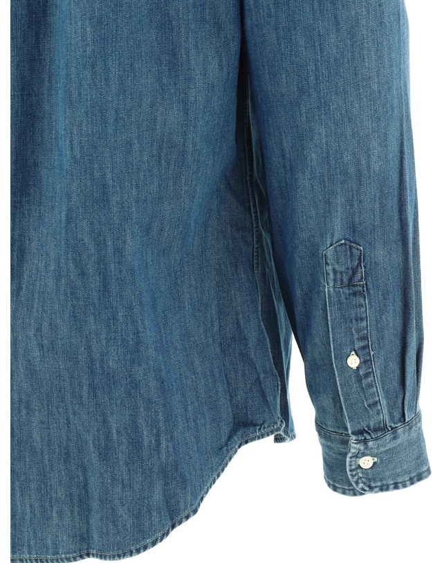폴로 랄프로렌 [해외직구][폴로랄프로렌] 긴팔 셔츠 710792043001DENIM 7434294 착용컷