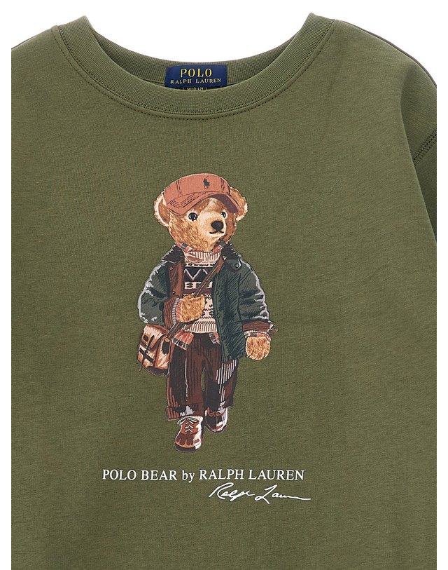폴로 랄프로렌 [해외직구][폴로랄프로렌]Polo Bear 맨투맨 323B27294001 7521676 착용컷