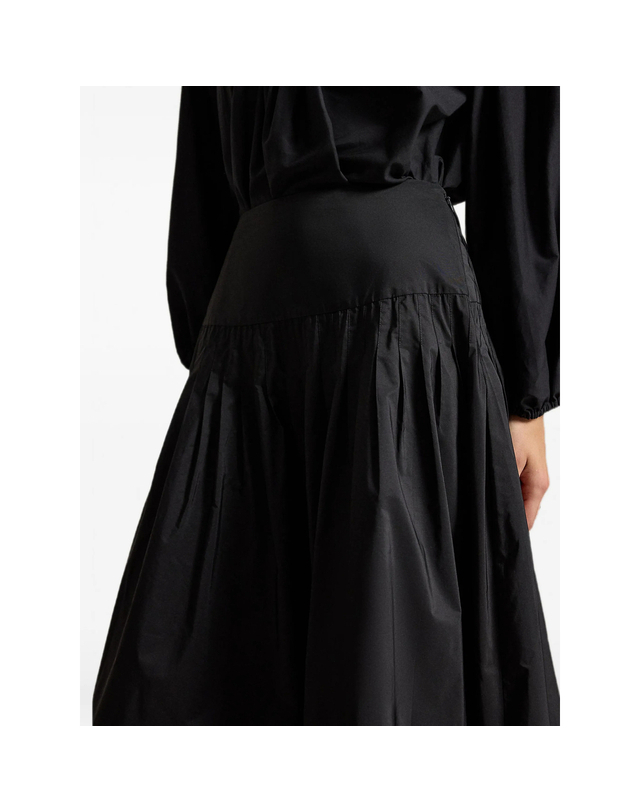 폴로 랄프로렌 [해외직구][랄프로렌] 미디스커트 211B30976001 BLACK 7541667 착용컷