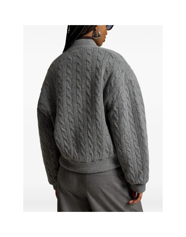 폴로 랄프로렌 [해외직구][랄프로렌] 봄버 자켓 211B30888 GREY 7543466 착용컷