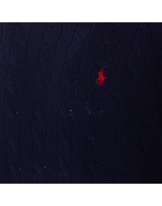 폴로 랄프로렌 [해외직구][폴로랄프로렌] 니트 710876762002HUNTER NAVY 7566164 착용컷