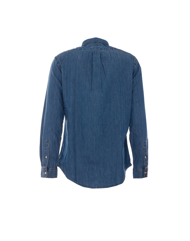 폴로 랄프로렌 [해외직구][폴로랄프로렌] 긴팔 셔츠 710792043001DENIM 7584585 착용컷