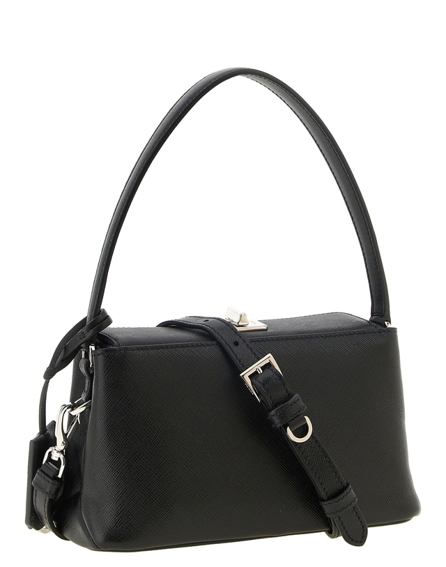 프라다 [해외직구][프라다]Prada Midi 토트백 1BC307VOOO2ZVDF0002 7635627 착용컷