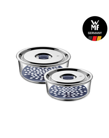 [WMF] 과일 밀폐 원형용기 2종(중+대) 세트