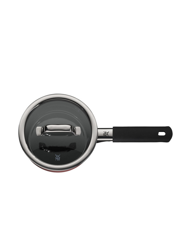 더블유엠에프 [WMF] 퓨전테크 미네랄 편수냄비(이유식) 16cm 로즈쿼츠 착용컷