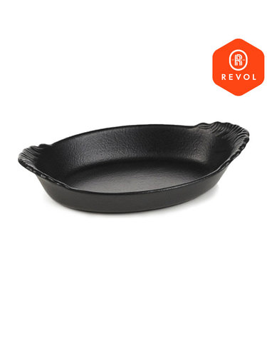 [레볼] 프렌치클래식 타원 귀접시 16cm (아이언블랙)