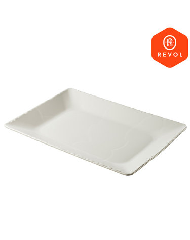 [레볼] 베솔트 사각 깊은 접시 33x24cm (화이트)